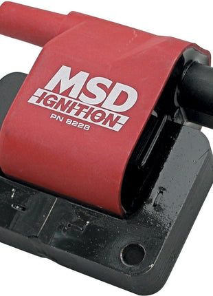 MSD 8228 Ignition Coil Blaster Series 2-pin design, Red, Individual