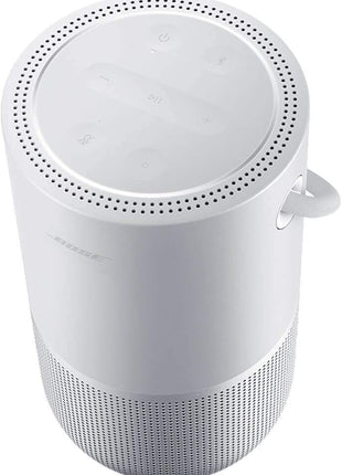 Bose Portable Smart Speaker — Wireless Bluetooth Speaker with Alexa Voice Control Built-in, Silver | 360-degree sound with Wi-Fi and Bluetooth for music, podcasts and smart home control