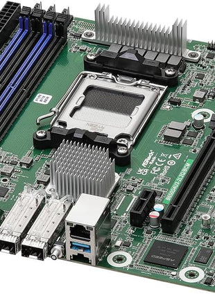 ASRock Rack Server Motherboard B650D4U3-2L2Q/BCM Micro-ATX AMD EPYCTM 4004 and AMD RyzenTM 9000/8000/7000 Series Dual SFP28 (25GbE)