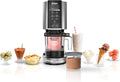 Ninja NC301 CREAMi Ice Cream Maker, for Gelato, Mix ins, Milkshakes, Sorbet, Smoothie Bowls & More, 7 One Touch Programs, with (2) Pint Containers & Lids, Compact Size, Perfect for Kids, Silver