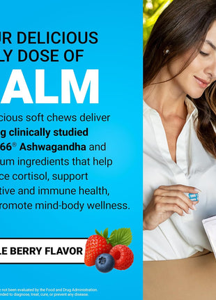 Force Factor Amazing Ashwa, Ashwagandha Supplement for Stress Relief | Memory, Focus, and Immune Support Health with KSM-66 Ashwagandha for Stress, 60 Soft Chews