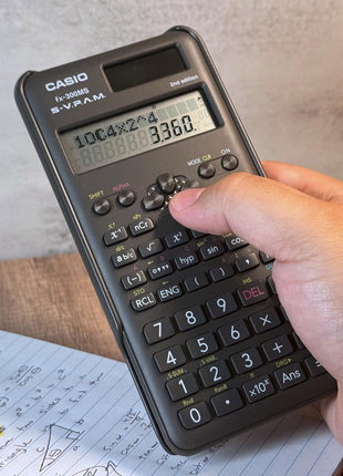 Casio fx-300MS Plus 2nd Edition – Standard Scientific Calculator with 2-Line Display | 10-Digit LCD, Trig, Stats, Fractions | Ideal for High School Algebra, Trigonometry & Test Prep