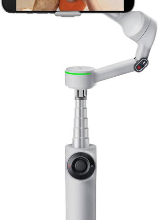 Insta360 Flow 2 Pro Grey- AI-Powered Smartphone Stabilizer, Auto Tracking Phone Gimbal, 200+ App Tracking with Apple DockKit, 3-Axis Stabilization, Built-in Tripod/Selfie Stick, Portable & Foldable