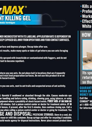 Combat Indoor and Outdoor Ant Killing Gel, 27 Gram