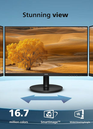 Philips 24 Inch Computer Monitor FHD 100Hz VA VESA Flicker-Free, 241V8LB | 1920×1080 LED Monitor, 4ms GtG, Adaptive Sync, HDMI 1.4, Tilt Adjust, Low Blue Light, 4yr Advance Replacement Warranty