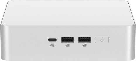 ASUS NUC 15 Pro+ Barebones Mini PC with Intel Series 2 Core Ultra 7 255H, up to 96GB DDR5 RAM, Dual Storage, ThunderboltTM 4, Wi-Fi 7 & Bluetooth 5.4, Toolless Silver Aluminum Chassis, with VESA Mount