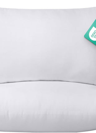 Utopia Bedding 12x20 Pillow Inserts, White Throw Pillows for Couch, 2 Pack | 100% Virgin Filling, Indoor cushion inserts for bed, sofa & couch, Supportive & fluffy decorative pillows, Set of 2, White