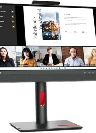 Lenovo ThinkCentre TIO22GEN5 22" Class Webcam Full HD LED Monitor - 16:9 - Black