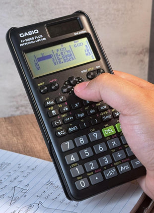 Casio fx-300ES Plus 2nd Edition – Standard Scientific Calculator | 262 Functions, Natural Textbook DisplaySM | Ideal for Middle, High School Math, Statistics & Algebra | Black