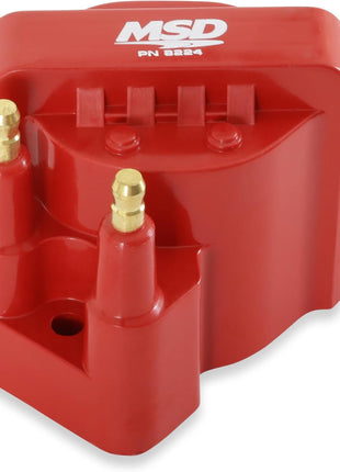 MSD 8224 Ignition Coil Pack, Red, 2 Tower Style