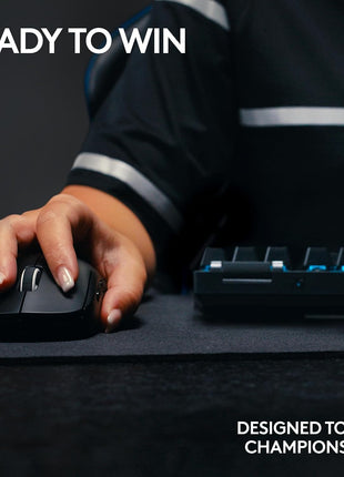 Logitech G PRO X TKL Lightspeed Wireless Gaming Keyboard, Ultra-Portable Tenkeyless Design, LIGHTSYNC RGB, PBT keycaps, Tactile Switches (GX Brown) - Black