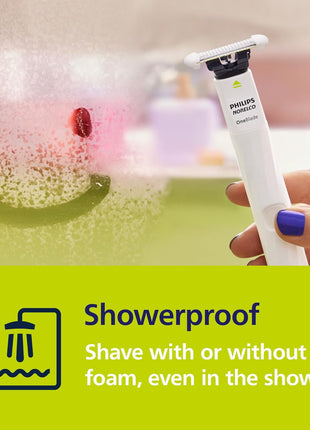 Philips Norelco OneBlade Intimate, Designed for Pubic Grooming, Trim & Shave with Extra Skin Protection, Waterproof, Model QP1924/70