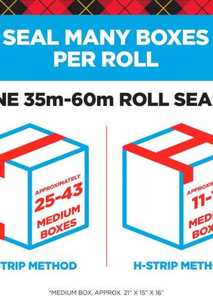 Scotch Heavy Duty Shipping Packing Tape, Clear, Shipping and Packaging Supplies, 1.88 in. x 54.6 yd., 1 Tape Roll