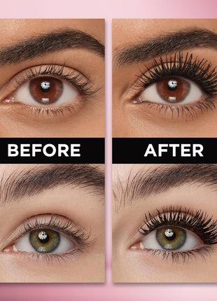 L'Oreal Paris Makeup Voluminous Lash Paradise Mascara, Voluptuous Volume, Intense Length, Feathery Soft Full Lashes, No Flaking, No Smudging, No Clumping, Blackest Black, 0.25 Fl Oz (Pack of 1)