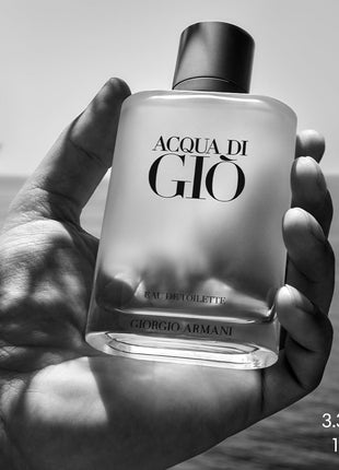 Armani Beauty Acqua di Giò Eau de Toilette - Fresh Aquatic Mens Cologne | Fragrance with Bergamot, Marine Notes & Cedarwood - Long Lasting Clean & Citrusy Mens Scent - Perfect for Everyday Wear