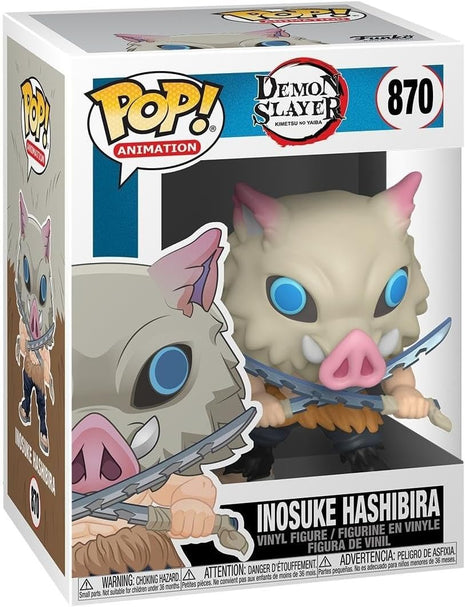 Funko POP! Animation: Demon Slayer - Inosuke Hashibira | Official Anime Merch - Collectable Vinyl Figurine for Shelf Display - Birthday Gift Idea for Fans and Collectors