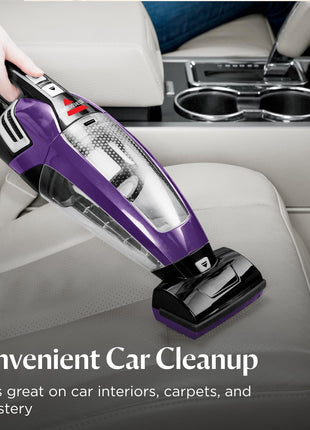 Bissell Pet Hair Eraser Cordless Hand Vacuum, Home, Auto & Pet, 2390A | Lithium Ion battery for consistent power; ideal for home, auto & upholstery pet hair pickup