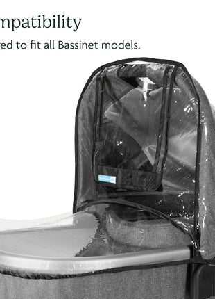 UPPAbaby Bassinet Rain Shield, CLEAR
