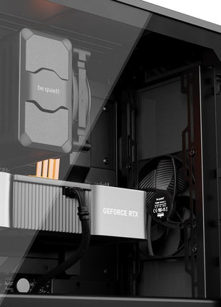 be quiet! Pure Base 501 Black PC case | 2 Preinstalled Quiet Fans | Mid Case | USB 3.2 Gen | Airflow | BGW74