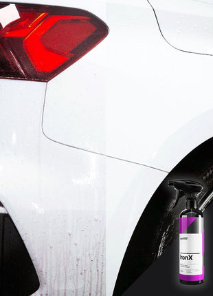 CARPRO IronX Iron Remover: Stops Rust Spots and Pre-Mature Failure of the Clear Coat, Iron Contaminant Removal - 500mL with Sprayer (17oz)