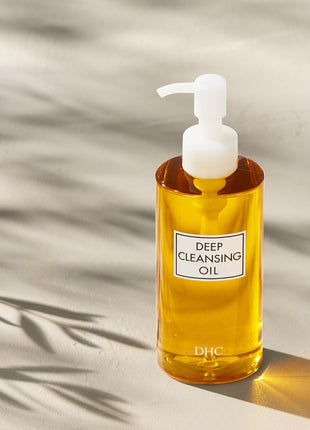DHC Deep Cleansing Oil, Makeup Remover, Gentle Oil Cleanser, 6.7 oz | Facial Cleansing Oil, Blackhead Remover, Cleanses without Clogging Pores, Residue-Free, Fragrance and Colorant Free