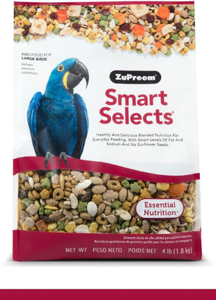 ZuPreem FruitBlend Bird Pellets, Daily Bird Food for Amazon, Cockatoo, Macaw, Core Nutrition for Large Birds, Made in USA, Pellets for Large Birds, Macaw Food (L, 3.5 lbs)