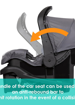 Baby Trend Stroller and EZ-Lift Infant Car Seat, EZ Ride Travel System, Dash Grey