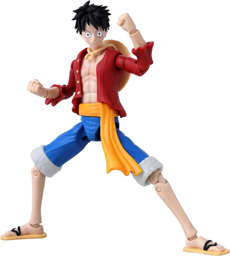 ANIME HEROES - One Piece - Monkey D. Luffy Renewal Version Action Figure | One Piece 6 Inch Action Figure Anime Heroes - Monkey D. Luffy Renewal Version