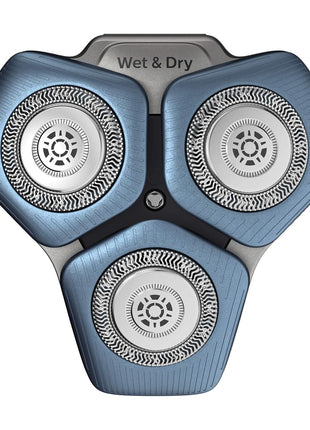 Philips Norelco Genuine Replacement Heads, 3 Count | 45 Self Sharpening SteelPrecision blades, Compatible with Series 5000 & 7000, SH71/52