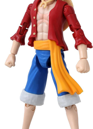 ANIME HEROES - One Piece - Monkey D. Luffy Renewal Version Action Figure | One Piece 6 Inch Action Figure Anime Heroes - Monkey D. Luffy Renewal Version