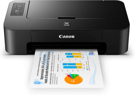 Canon TS202 Inkjet Photo Printer, Black (USB Required, not Included)