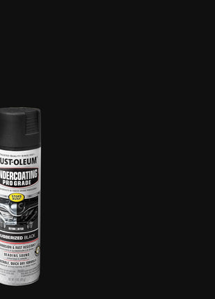 Rust-Oleum 248656 Professional Grade Rubberized Undercoating Spray, 15 oz, Black