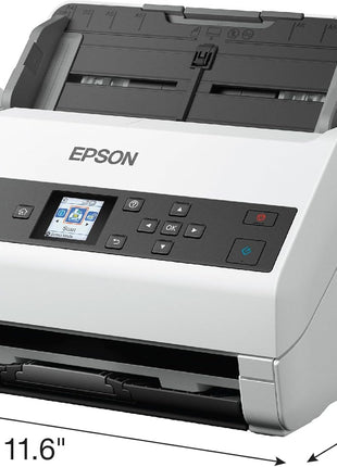 Epson Workforce DS-970 Sheetfed Scanner - 600 dpi Optical,White