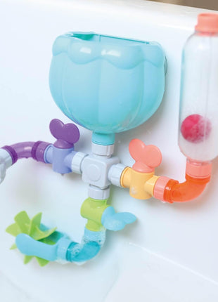 Nuby Wacky Waterworks Pipes Bath Toy - Baby Bathtub Toy with Interactive Features for Cognitive Development