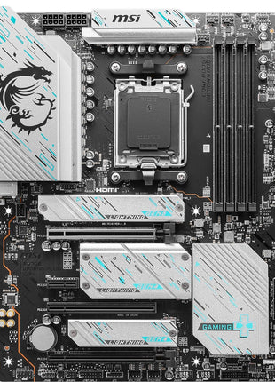 MSI X670E GAMING PLUS WIFI Gaming Motherboard (AMD Ryzen 9000/8000/7000 Series Processors, AM5, DDR5, PCIe 5.0, SATA 6Gb/s, M.2 slots, USB 3.2 Gen 2, Wi-Fi 6E, Bluetooth 5.3, 2.5Gbps LAN, HDMI/DP,ATX)