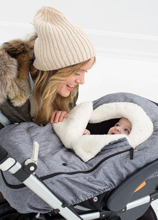 Skip Hop Winter Car Seat Cover, Stroll & Go, Heather Grey