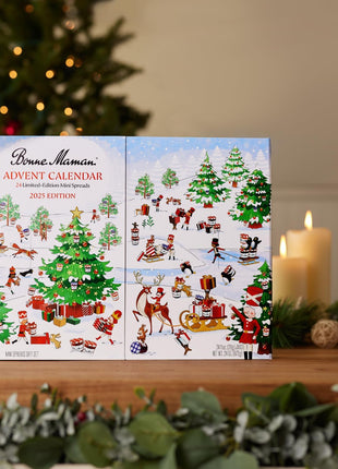 Bonne Maman 2025 Limited Run Edition Advent Calendar, 24 Mini Spreads