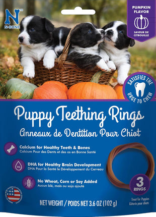N-Bone Puppy Teething Ring Chicken Flavor (1 Pack Of 6 Rings) (113048)