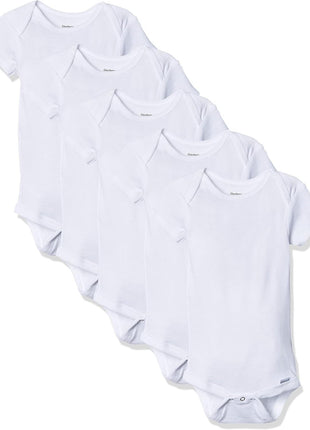 Gerber Baby Boys & Girls 5-Pack Solid Onesies Bodysuits