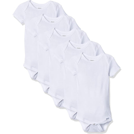 Gerber Baby Boys & Girls 5-Pack Solid Onesies Bodysuits