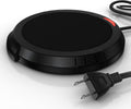 Candle Warmer Plate Safely Releases Scents Without a Flame  Used as Candle Jar Warmer, Candle Melter, Coffee Warmer, Mug Warmer, Cup Warmer in Your Home & Office (Black)