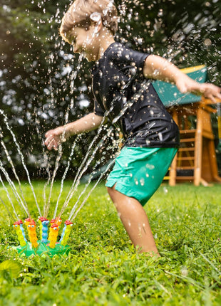 Melissa & Doug Sunny Patch Splash Patrol Sprinkler Toy With Hose Attachment