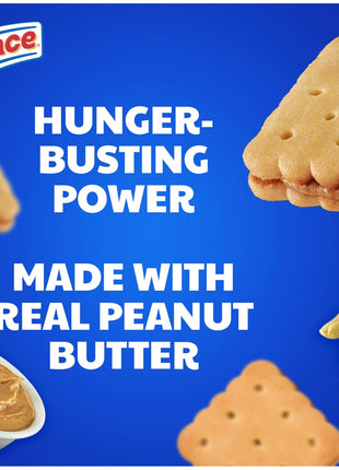 Lance Sandwich Cookies, Nekot Peanut Butter, 10 Individually Wrapped Packs, 6 Sandwiches Each