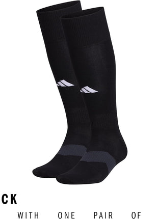 adidas Unisex Metro Soccer Socks or Calf Sleeves (1 Pair) Over-the-Calf
