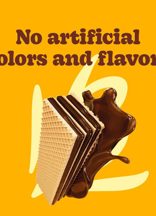 Bauducco Chocolate Wafers - Crispy Wafer Cookies With 3 Delicious, Indulgent, Decadent Layers of Chocolate Flavored Cream - Delicious Sweet Snack or Desert - 5.0 oz (Pack of 1)