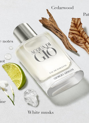 Armani Beauty Acqua di Giò Eau de Toilette - Fresh Aquatic Mens Cologne | Fragrance with Bergamot, Marine Notes & Cedarwood - Long Lasting Clean & Citrusy Mens Scent - Perfect for Everyday Wear