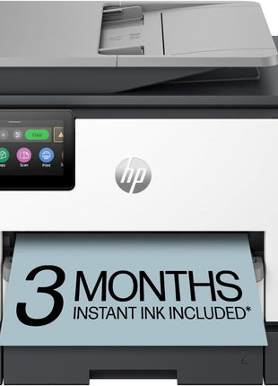 HP OfficeJet Pro 9135e Wireless All-in-One Color Inkjet Printer, Print, scan, copy, fax, ADF, Duplex printing best-for-office, 3 month Instant Ink trial included, AI-enabled (404M0A)