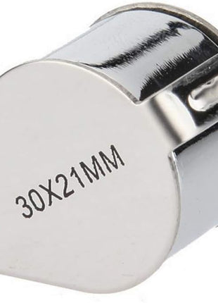 KINGMAS Pocket Jewelry Loupe 30x 21mm Jewelers Loop Eye Magnifying Glass Foldable Magnifier