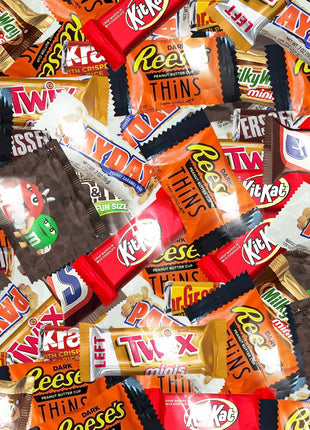 Easter Chocolate Assorted Bulk Candy Variety Pack 5lb - Mini Chocolate Bars, Milk & Dark Chocolate Mix - Individually Wrapped Easter Candy for Baskets, Egg Hunts, Party Favors and Treat Bags