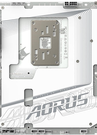 GIGABYTE X870 AORUS Stealth ICE Reverse-Connect ATX Motherboard, Support AMD Socket AM5 Processors, DDR5, 16+2+2 Power Phase, 4X M.2, PCIe 5.0, USB4, WIFI7, 5GbE, PCIe EZ-Latch Plus, 5 Year Warranty